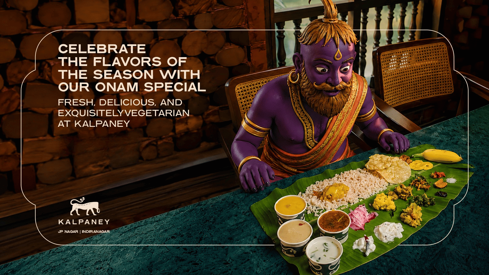 Onam Sadhya at Kalpaney