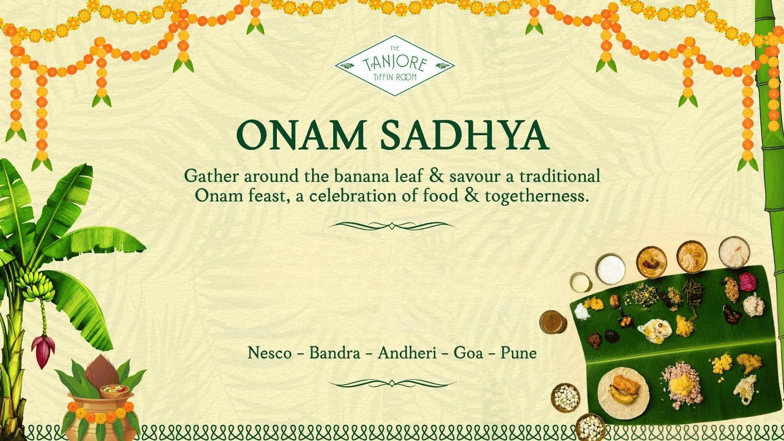 Tanjore's Onam Sadhya
