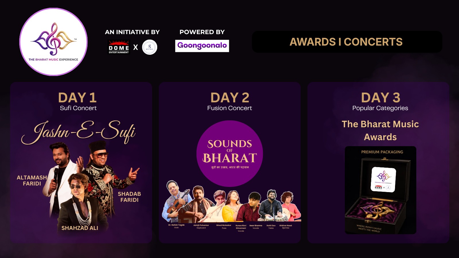The Bharat Music Experience | Concerts & Awards
