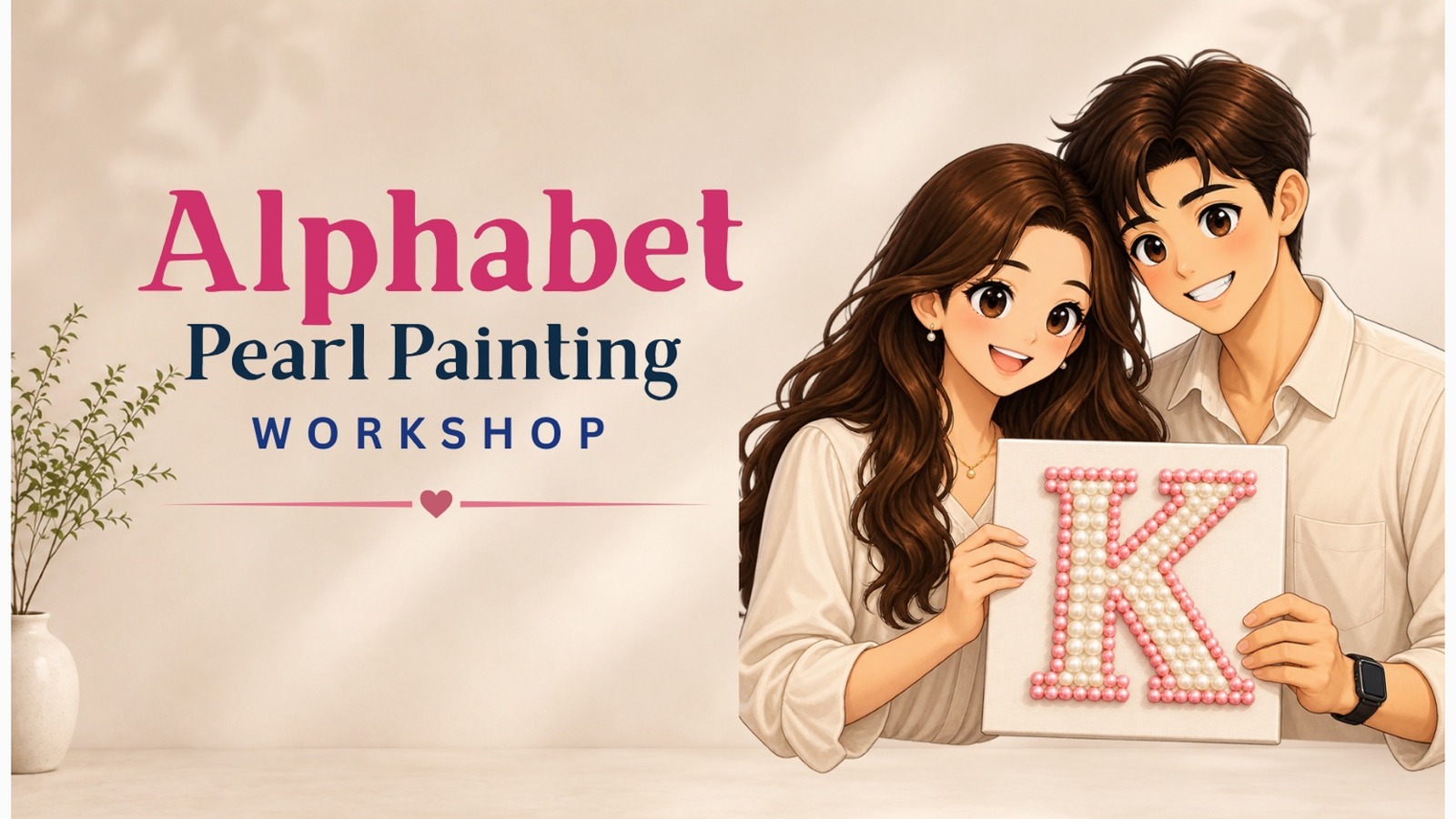 Alphabet Pearl Painting
