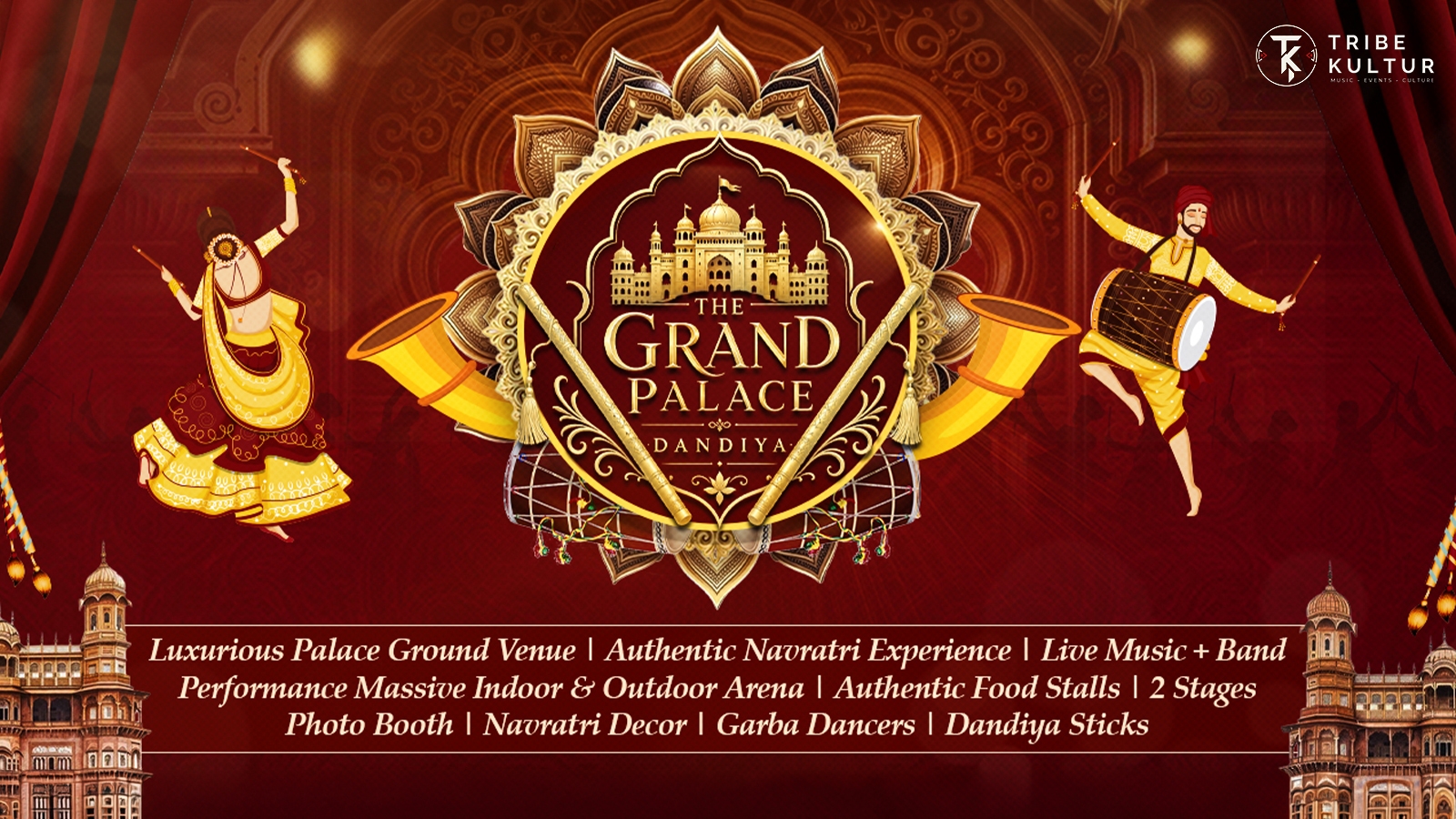 The Grand Palace Dandiya at Palace Ground