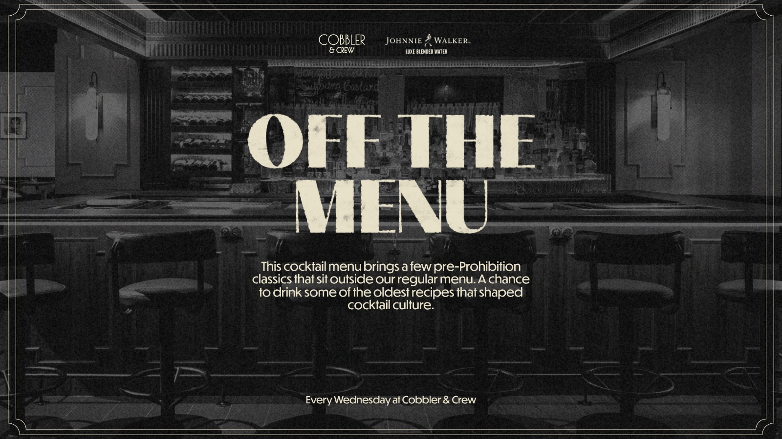 Off The Menu | Cobbler & Crew