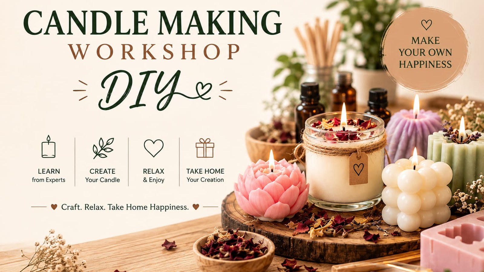 Candle Making Workshop – Create Your Own Scented Candle