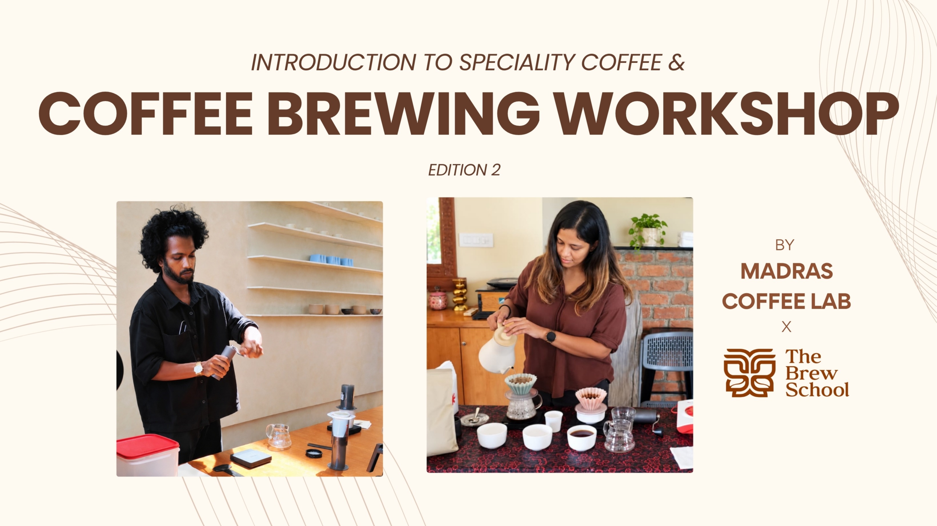 Coffee Brewing Workshop and Introduction to Speciality Coffee