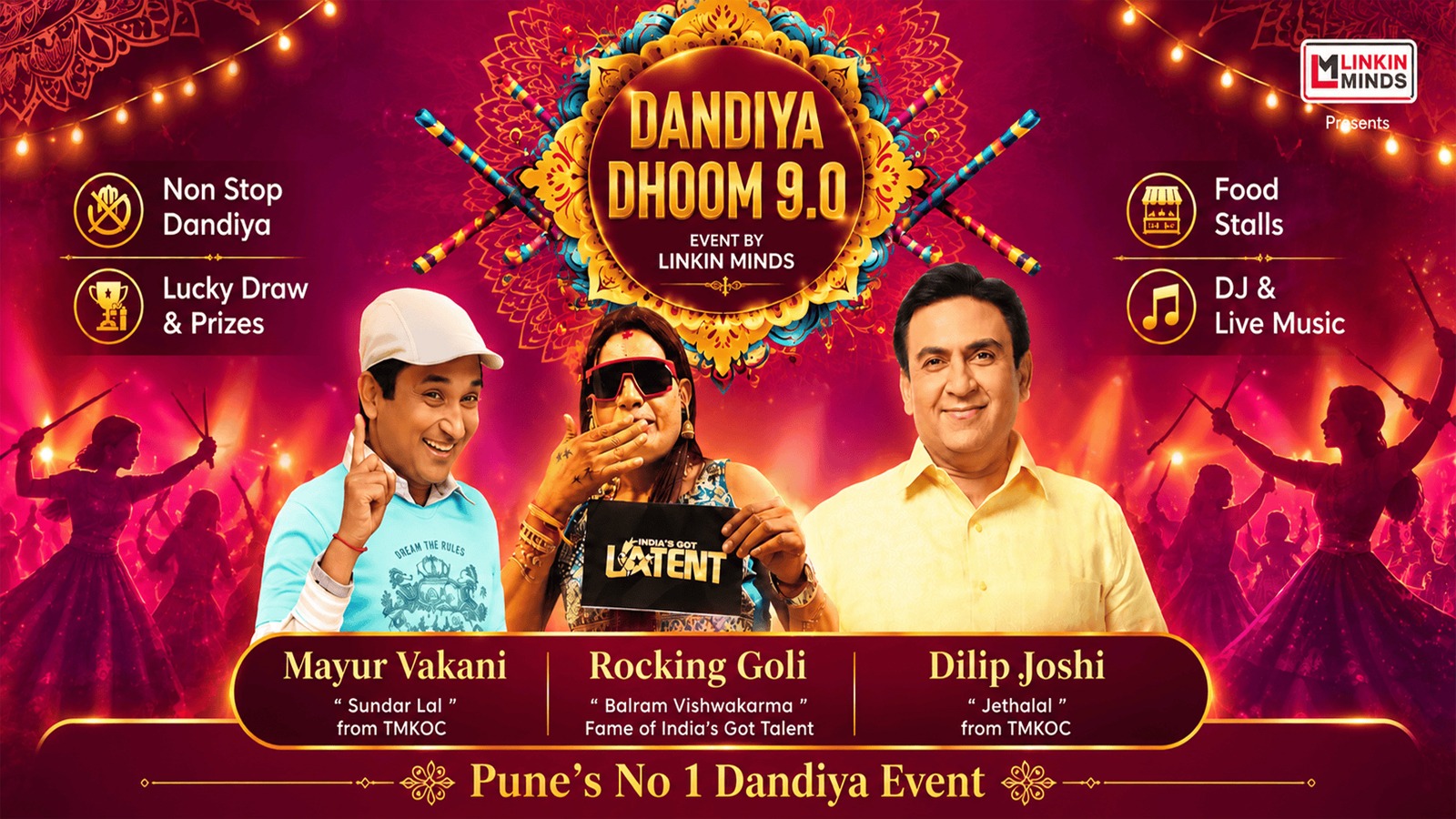 Dandiya Dhoom 9.0 at Orchid Hotel, Balewadi