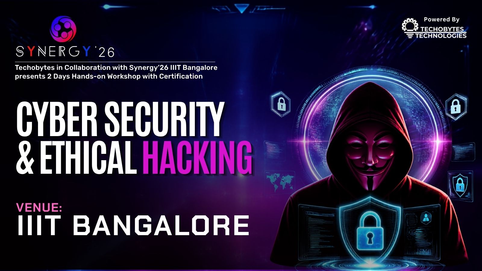 Cyber Security with Ethical Hacking | 2 Days Workshop at IIIT Bangalore