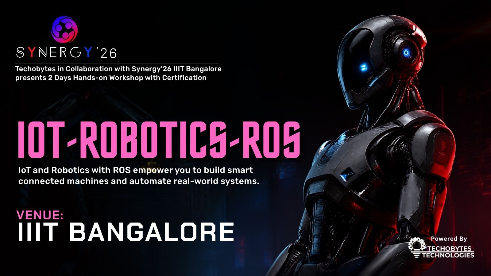 IOT-ROBOTICS-ROS | 2 Days Workshop at IIIT Bangalore