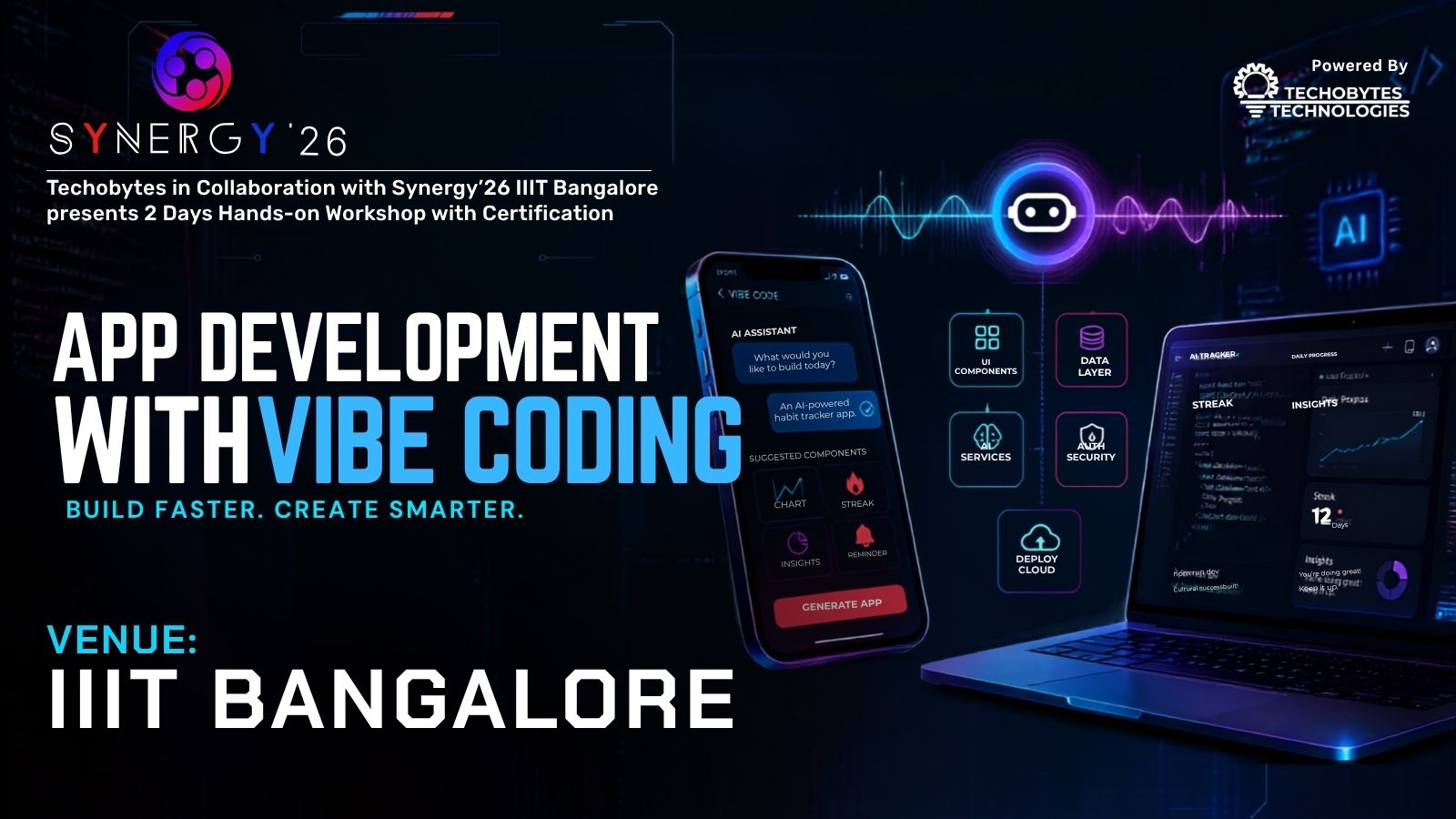 App Development with Vibe Code | 2 Days Workshop at IIIT Bengaluru