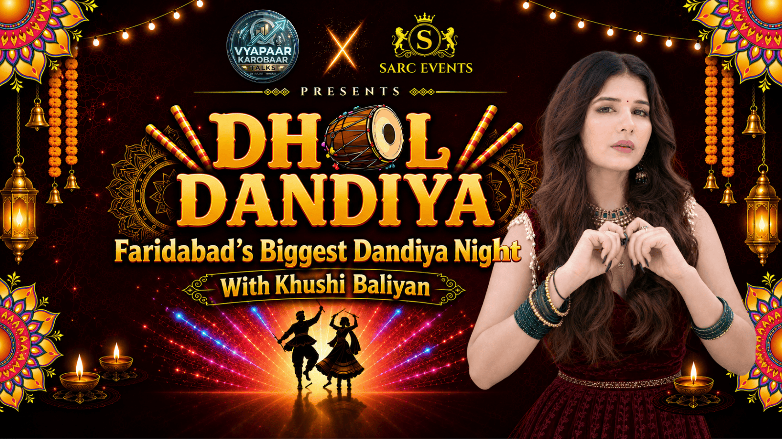 Dhol Dandiya ft. Khushi Baliyan : Feel The Beat, Live The Tradition