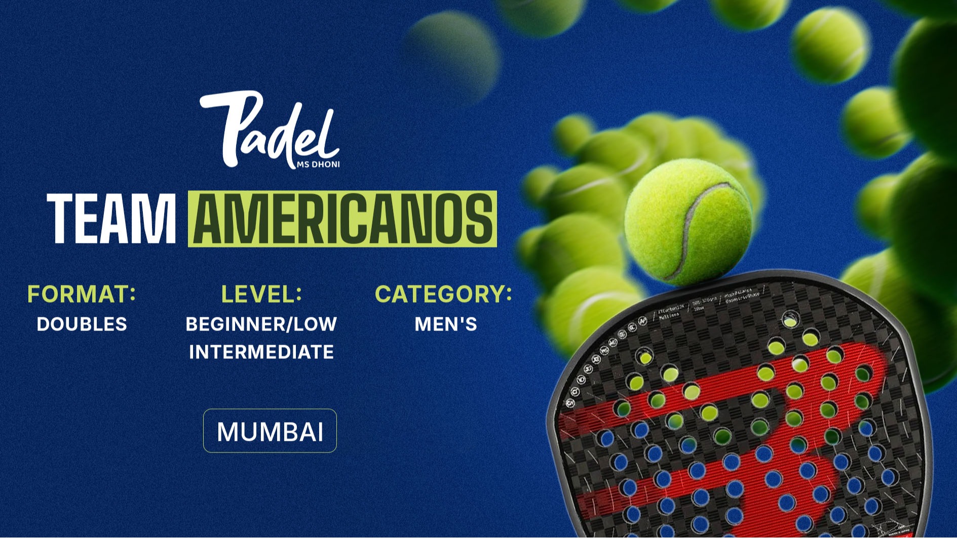 7Padel Team Americano Men’s Event