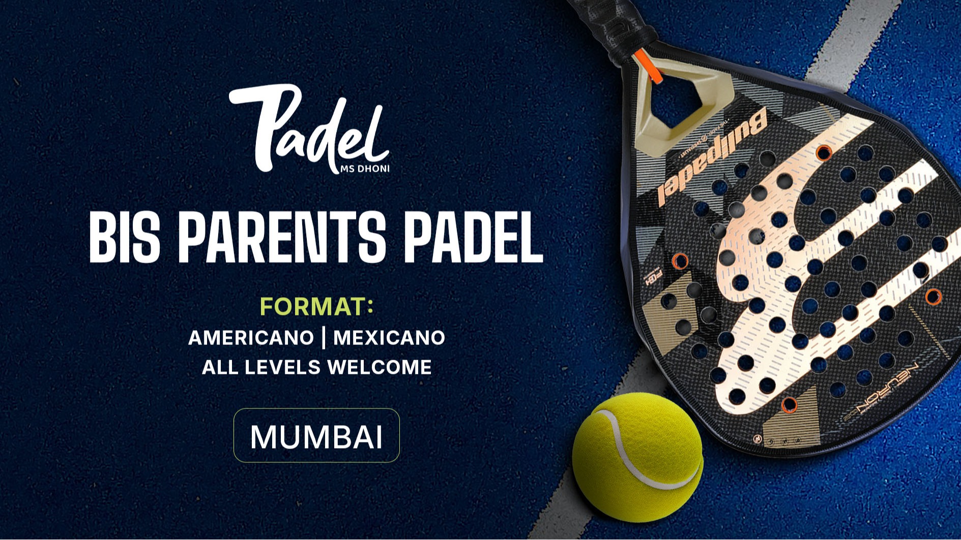 7Padel x BIS Parents Padel Event I WTC, Cuffe Parade