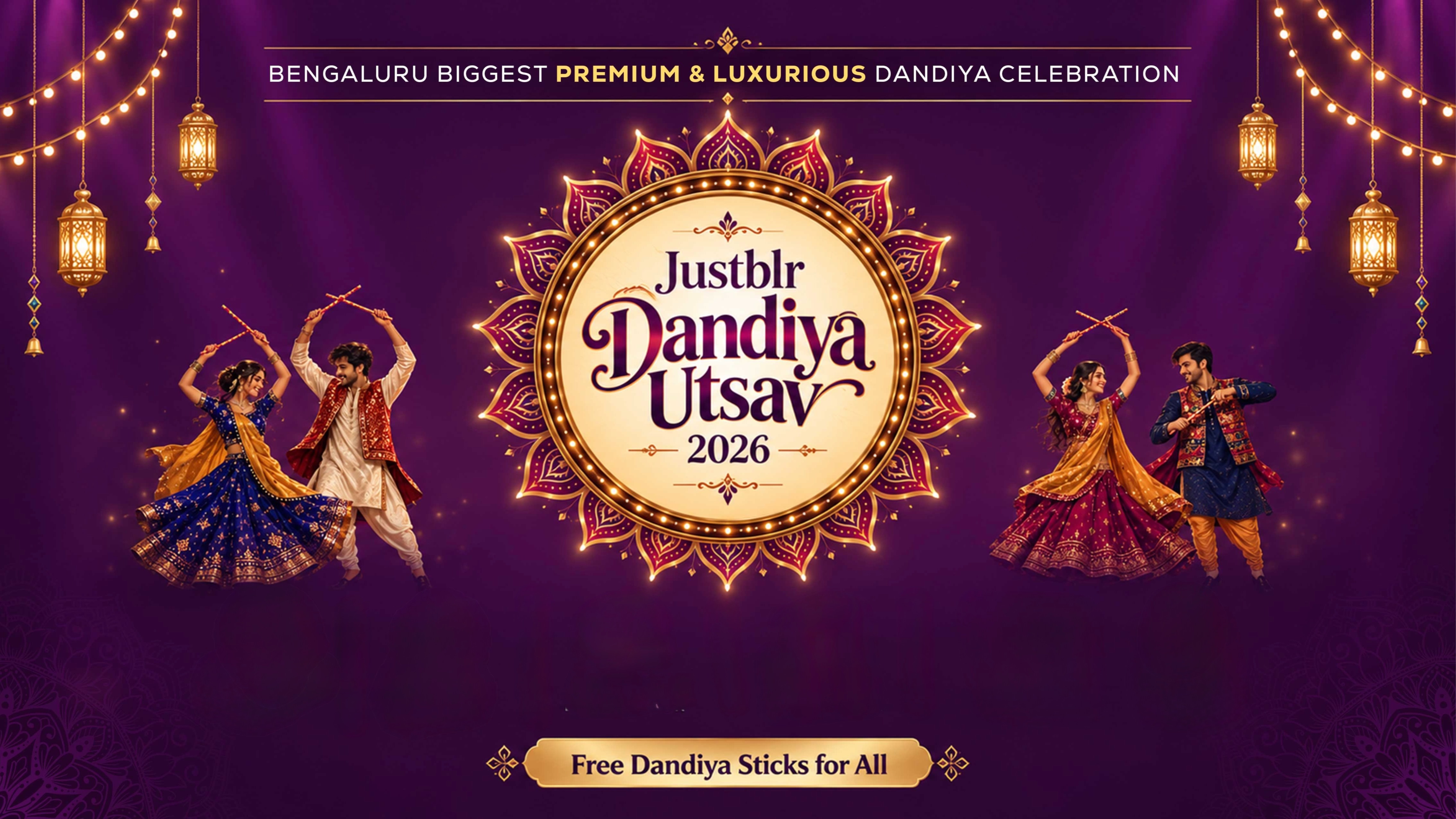 Bengaluru Biggest Dandiya Celebration at Just BLR
