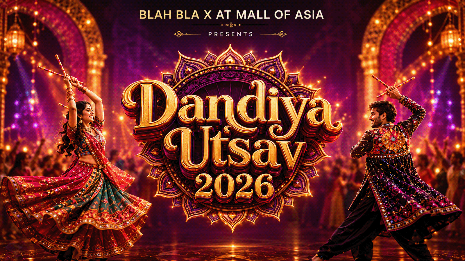 Blah bla X at Mall of Asia presents Dandiya Utsav