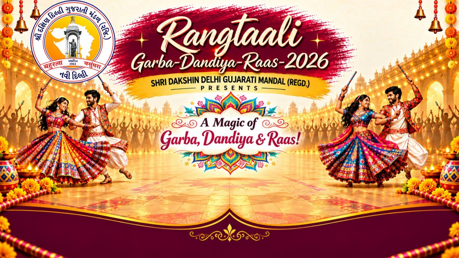 Rangtaali 2026 | Delhi's Most Authentic Garba and Dandiya Night