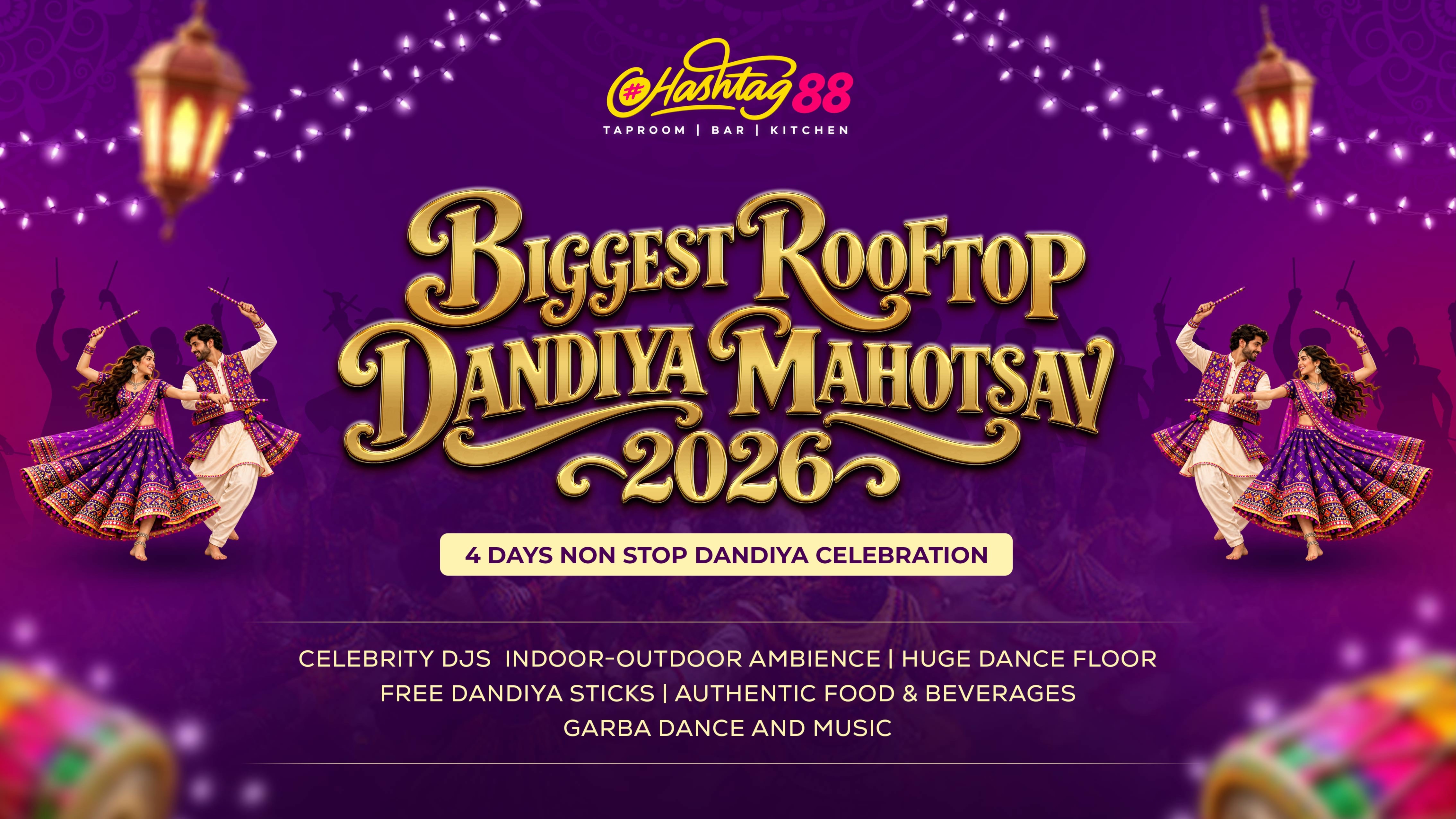 Biggest Rooftop Dandiya Celebration 2026