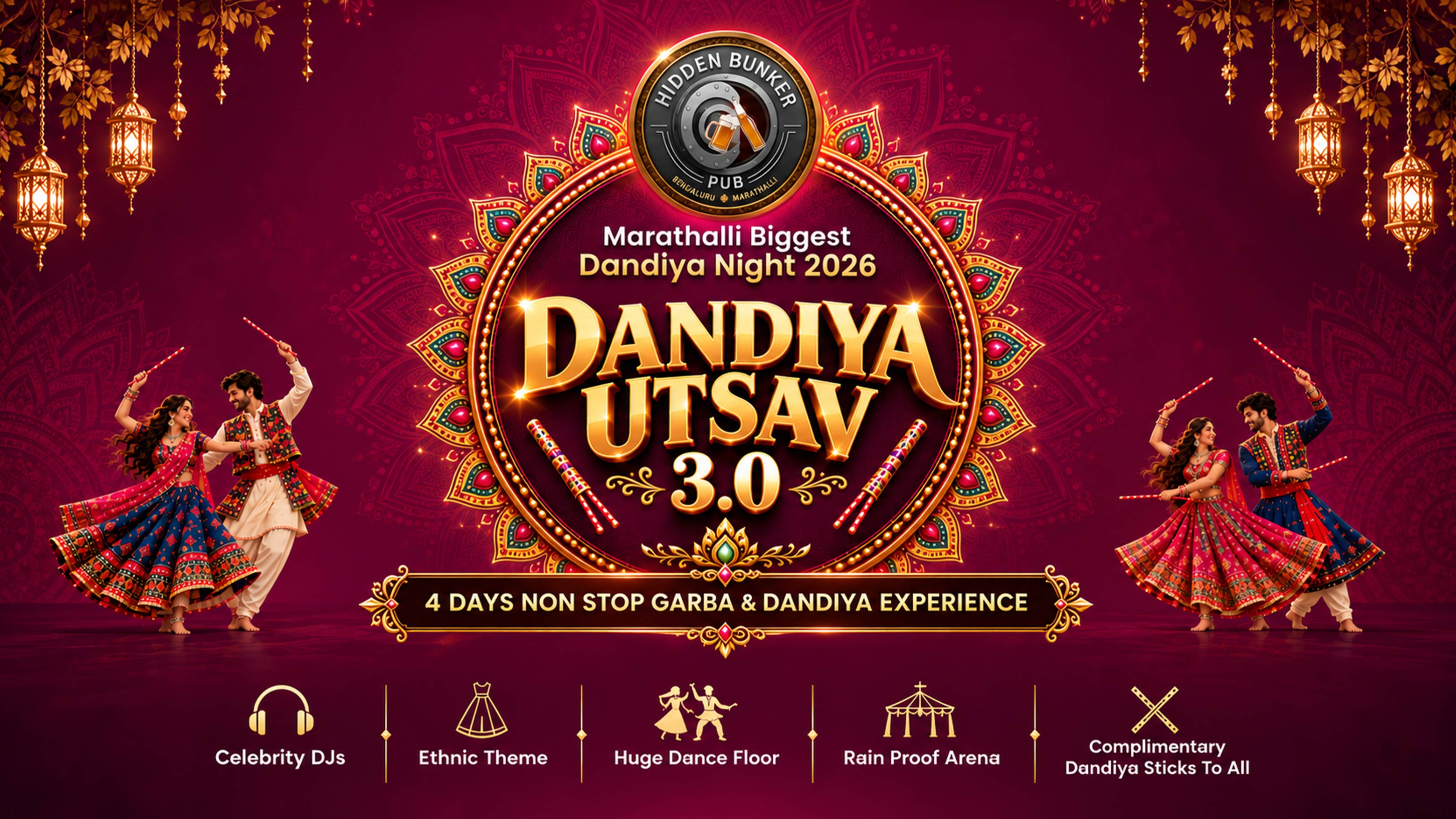 Marathalli Biggest Dandiya Celebration 2026