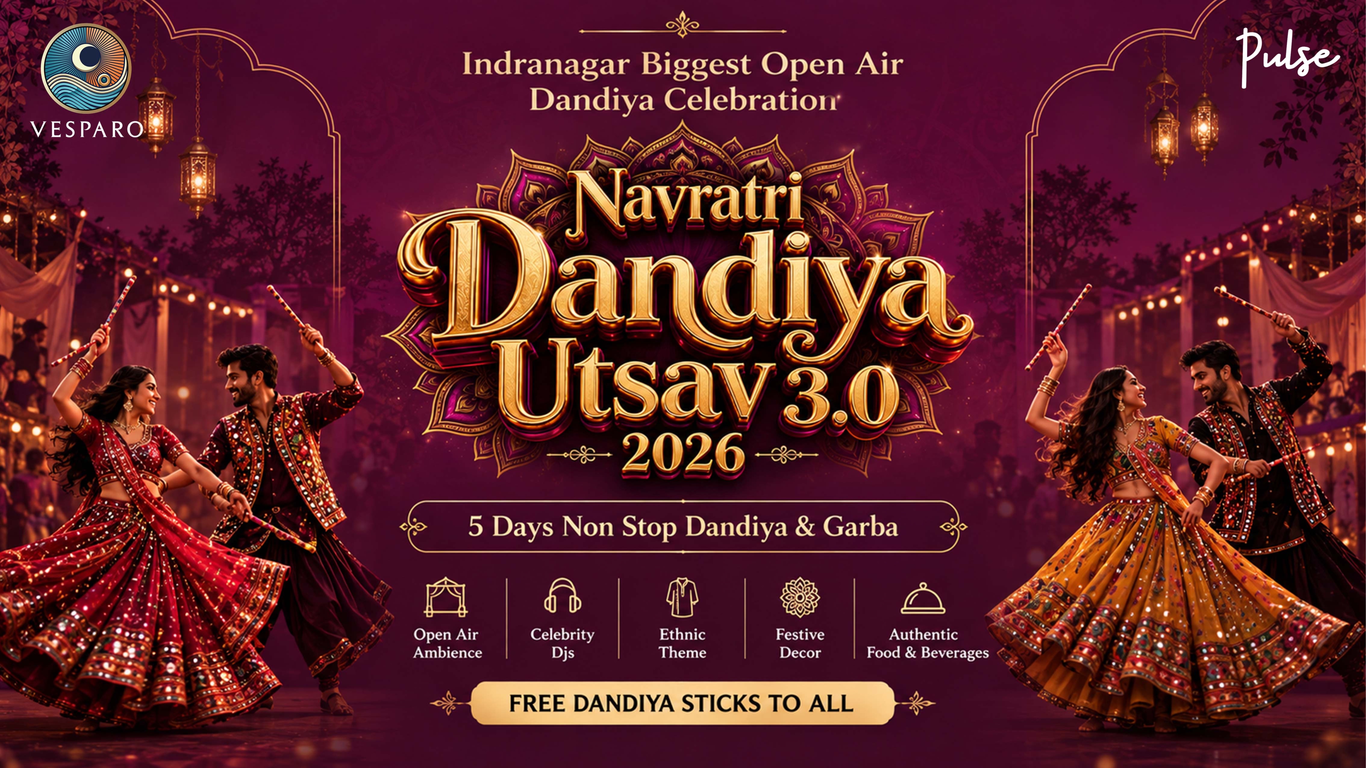 Indranagar Biggest Open Air Dandiya Celebration