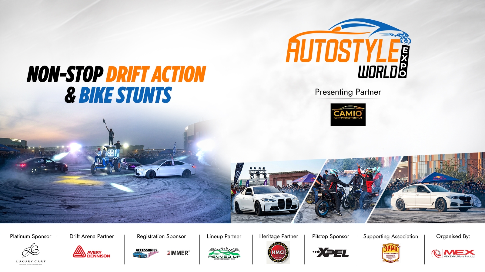 Live Car Drifting and Bike Stunts at Autostyle World Expo 2026