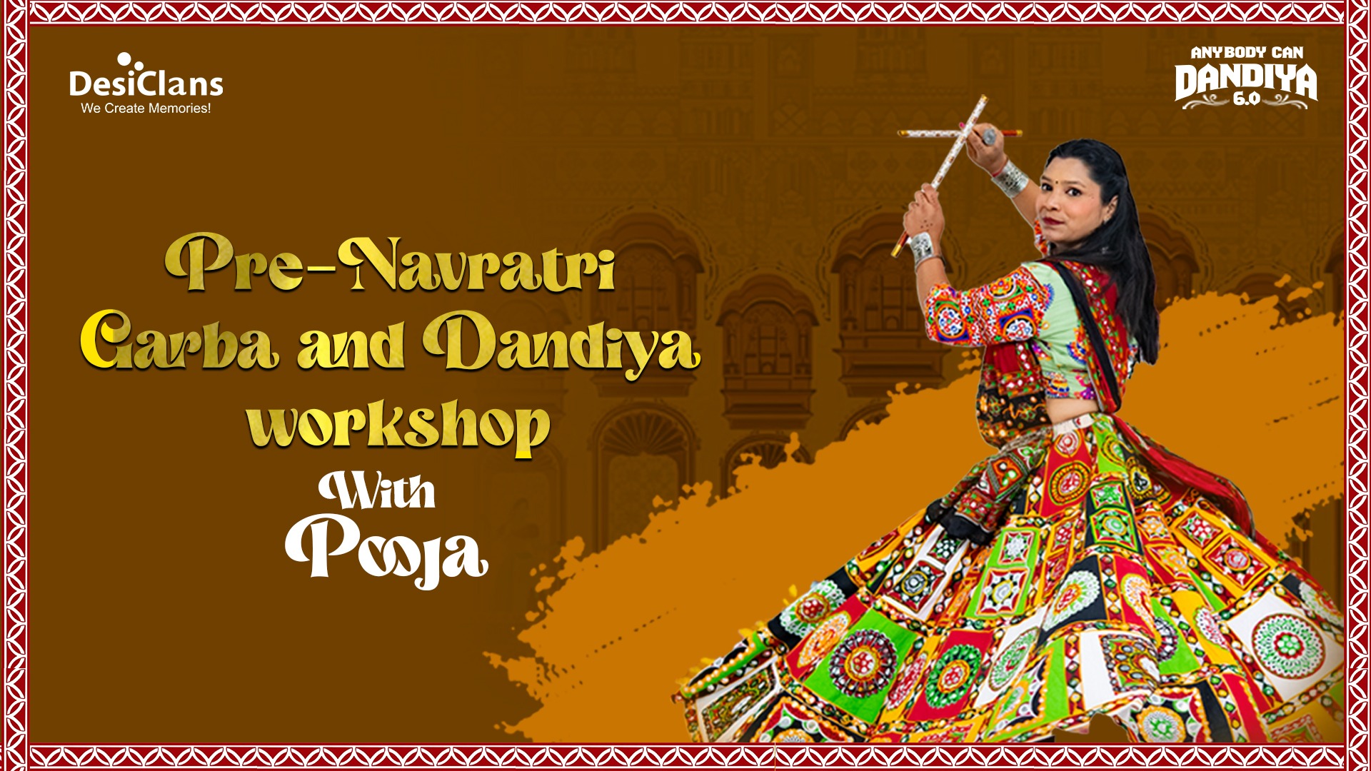 ABCD 6.0 – Pre Navratri and Dandiya Workshop – Kormangla