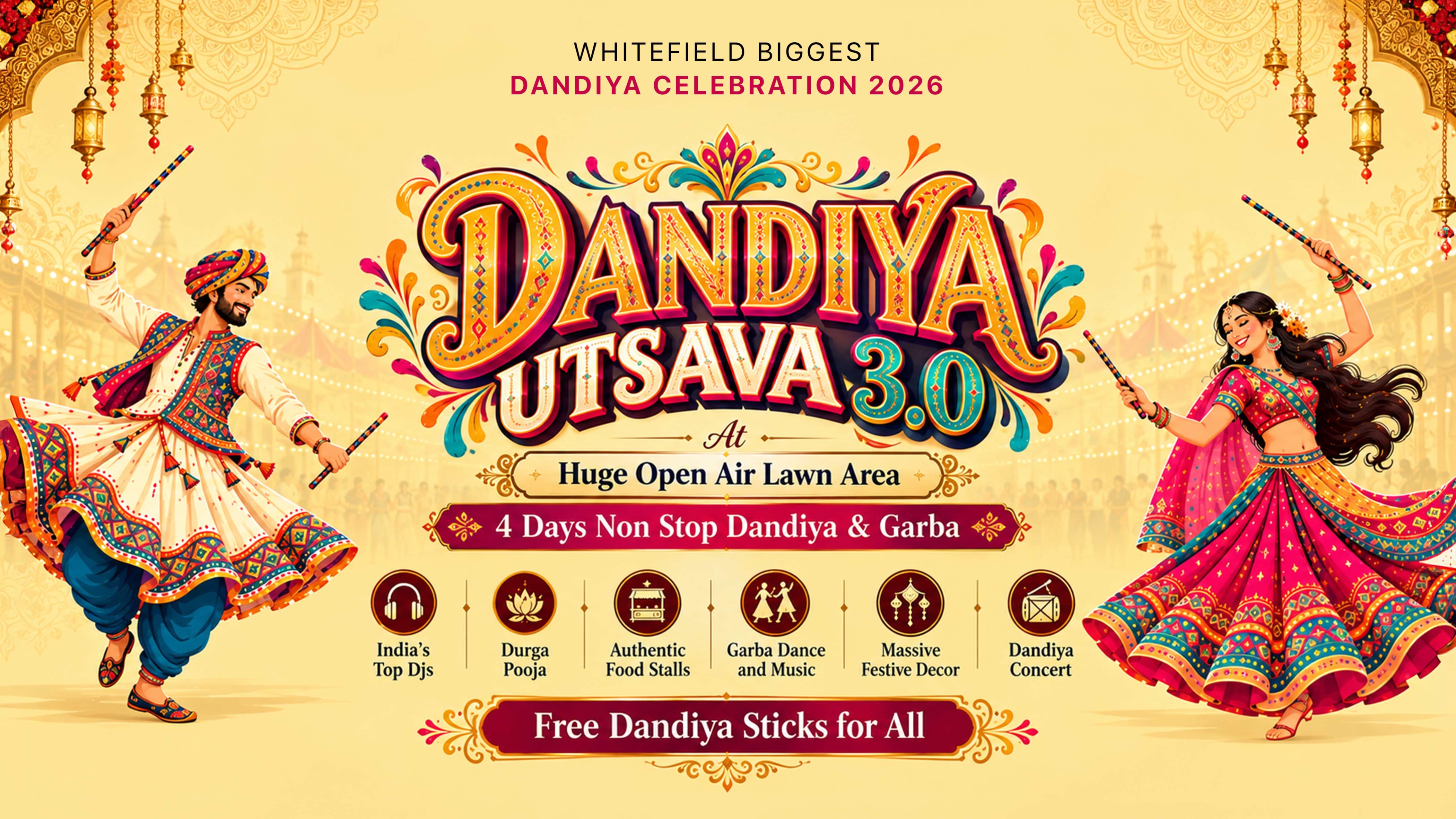 Whitefield Biggest Open Air Dandiya Utsava 2026