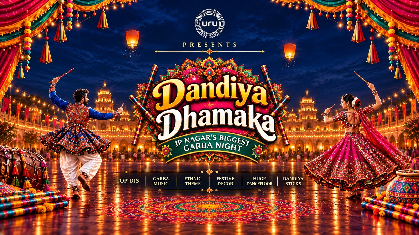 Dandiya Dhamaka – JP Nagar’s Biggest Garba Night