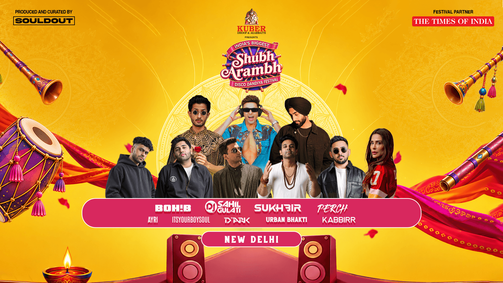 Shubharambh 2026 | Delhi's Biggest Disco Dandiya Festival