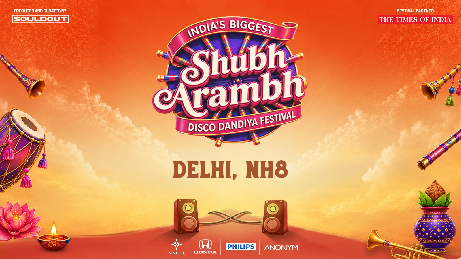 Shubharambh 2026 – Biggest Disco Dandiya Festival at The Nikunj