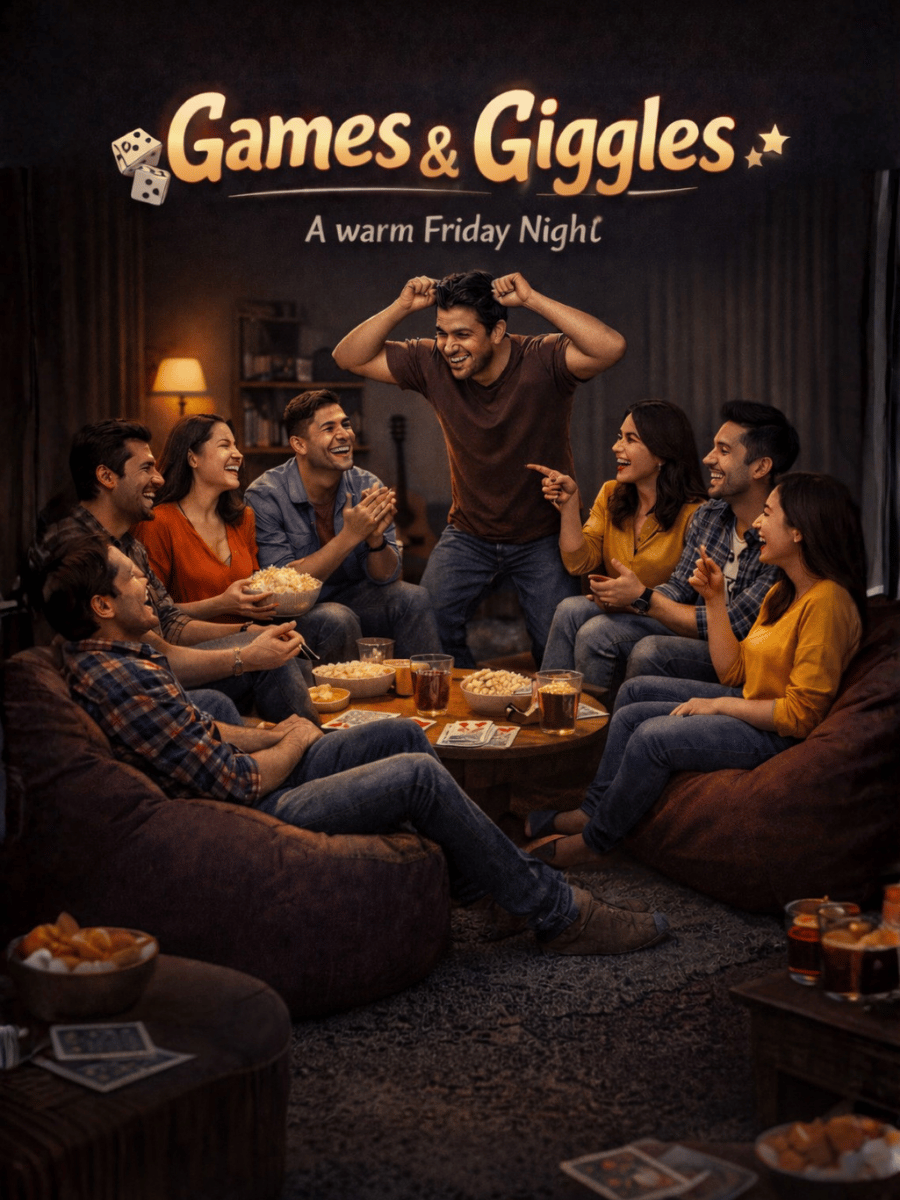 Games and Giggles - A Warm Friday Night