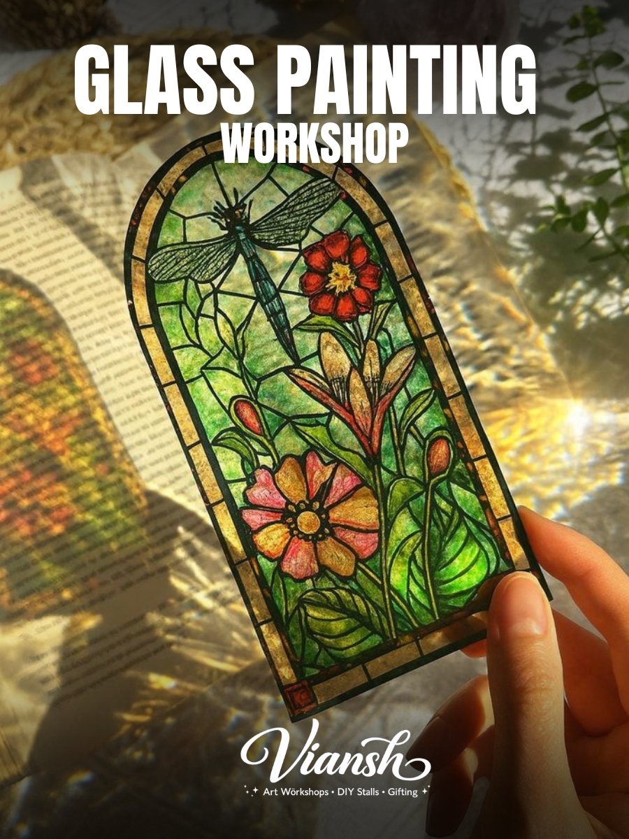 Glass Painting at Third Wave Coffee 