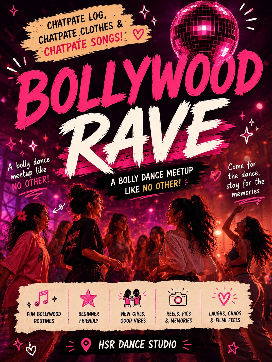 Bolllywood Rave (All Girl Dance Meetup)
