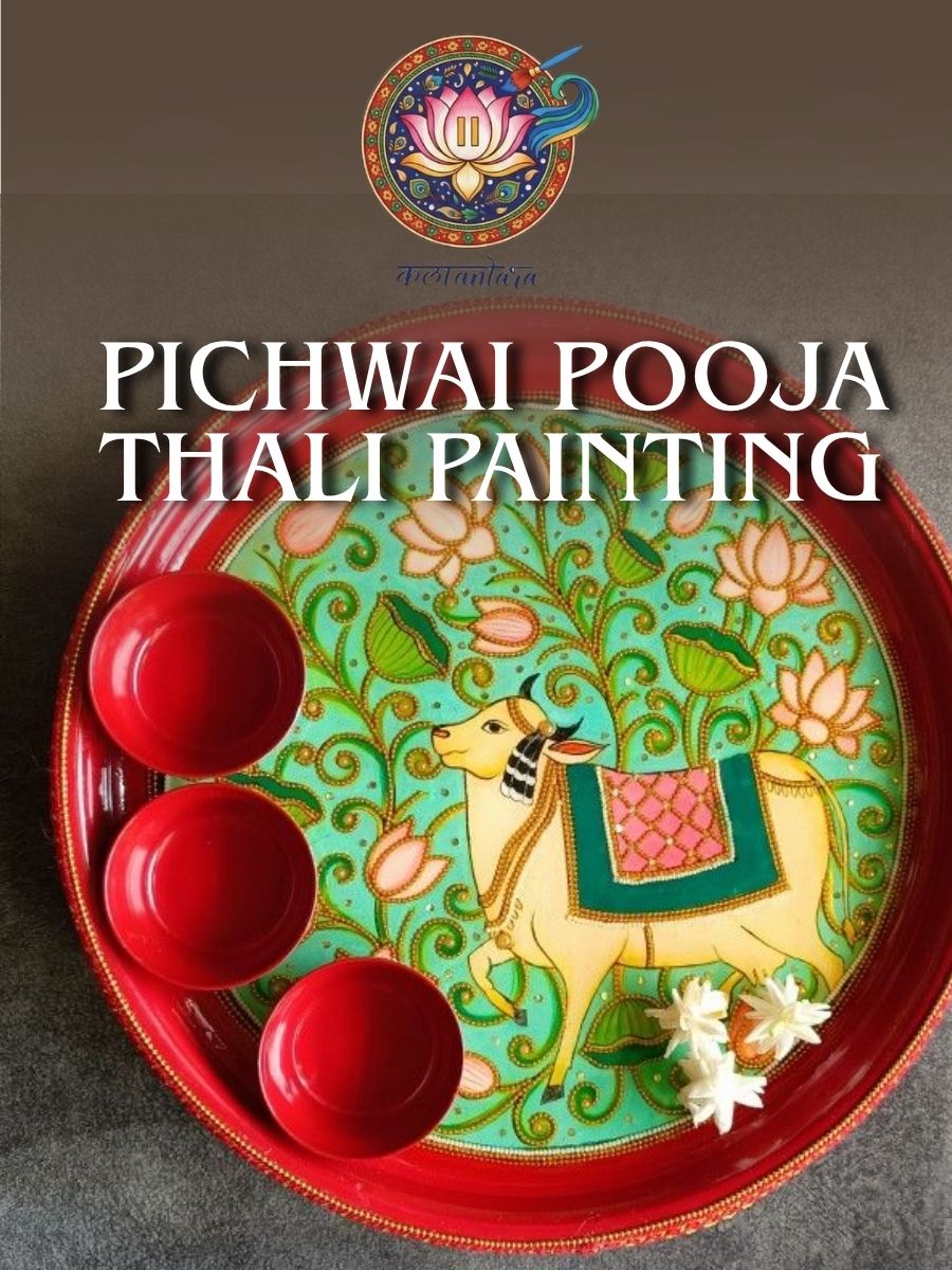 Pichwai Pooja Plate | Kalaantara
