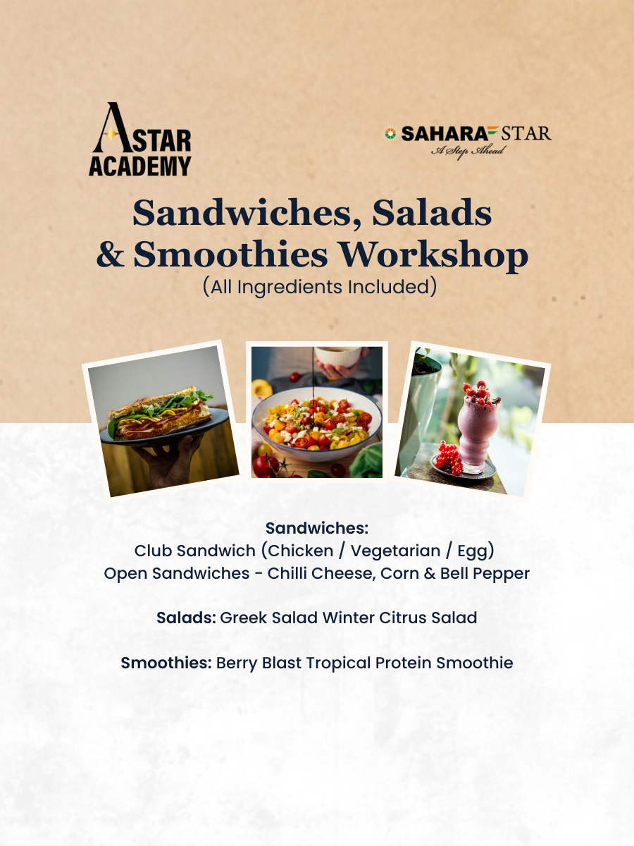 Sandwiches, Salads & Smoothies Workshop 