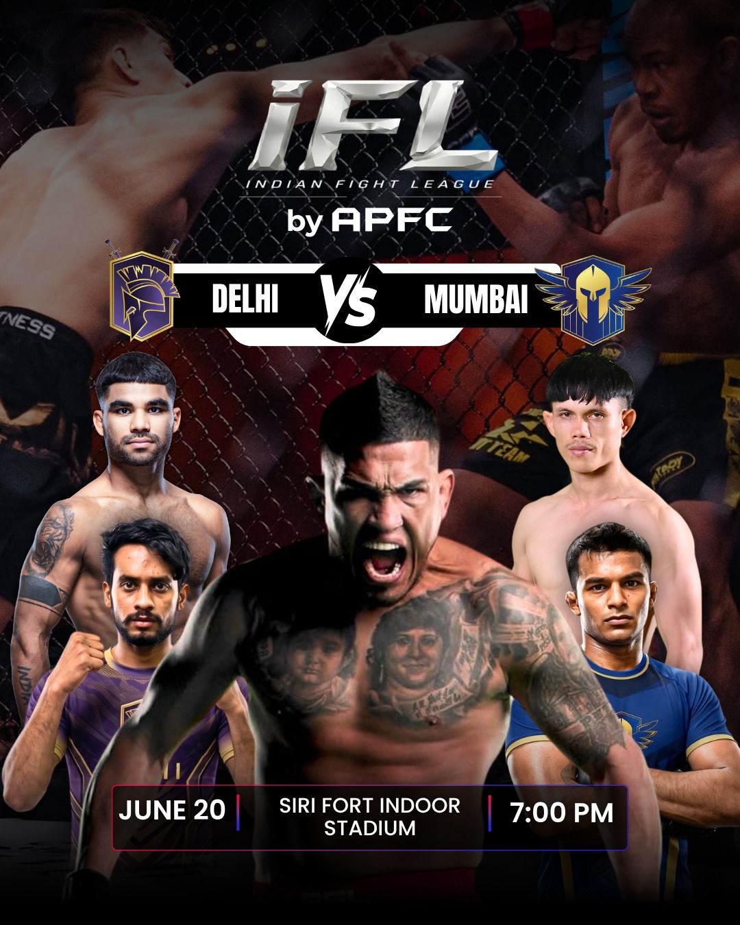 IFL by APFC | Delhi vs Mumbai | UFC Fight Pass Show