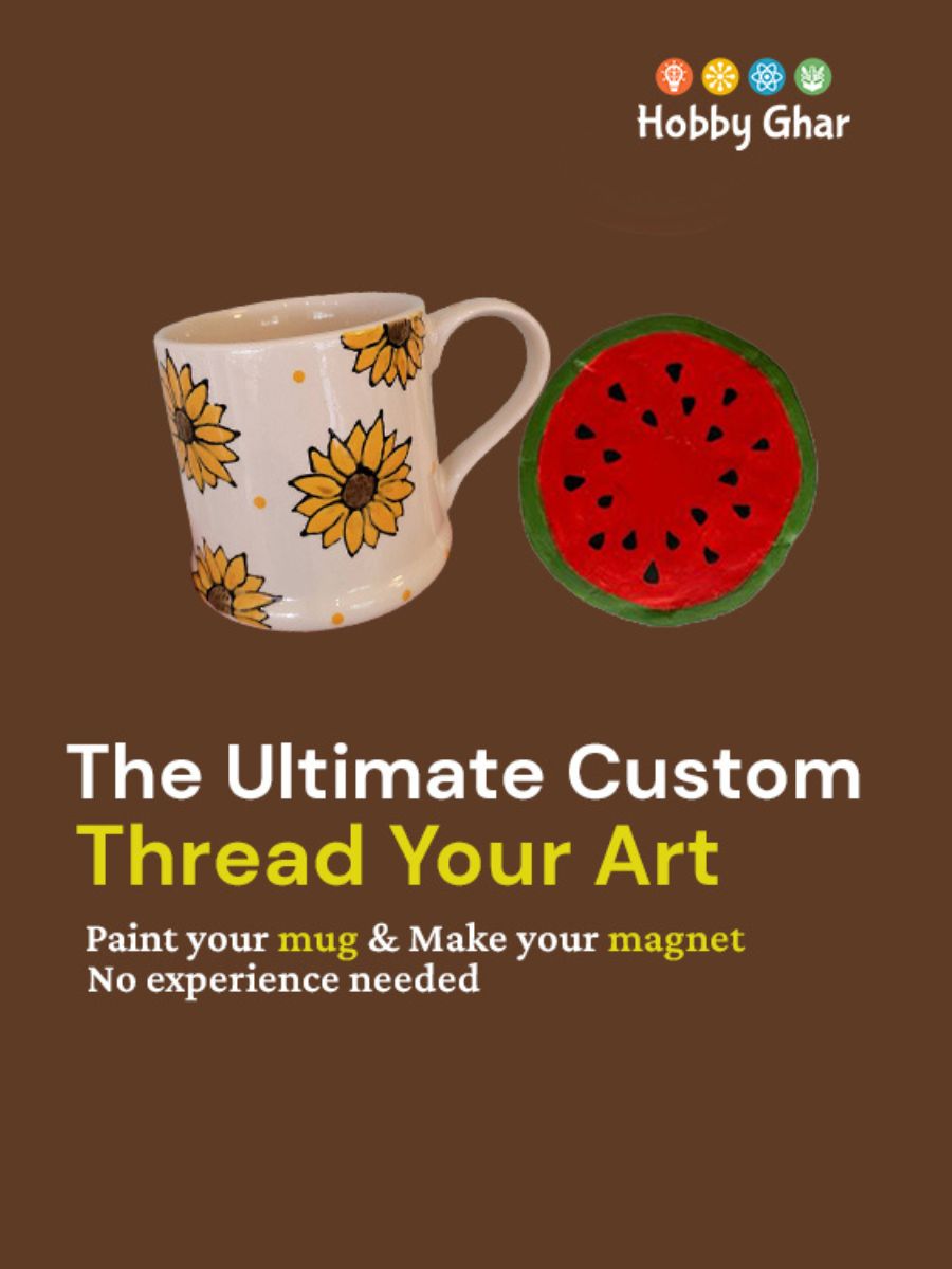 Mug Painting + Clay Magnet Workshop