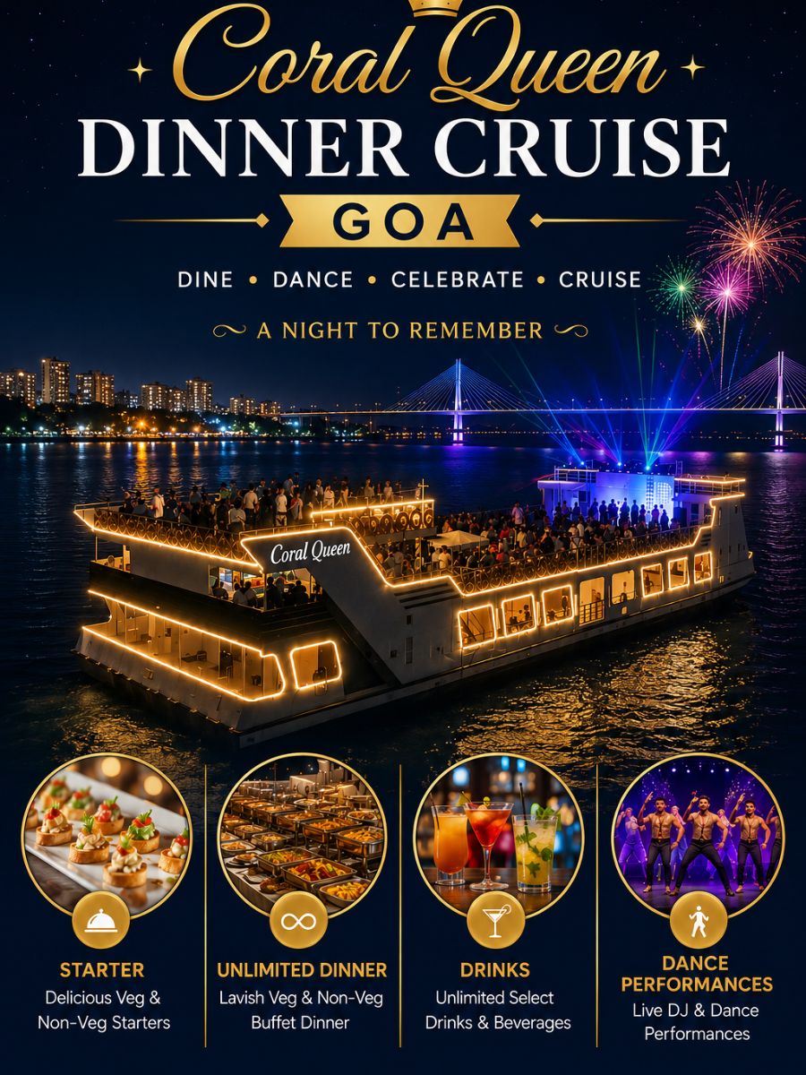 Coral Queen Dinner Cruise Goa | Best Triple Deck Cruise