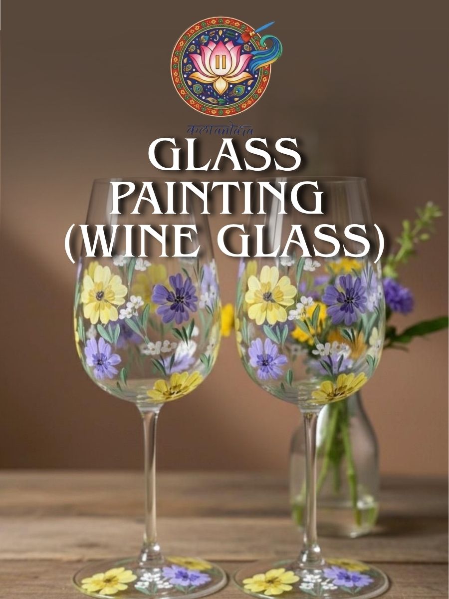 Wine Glass Painting | Kalaantara