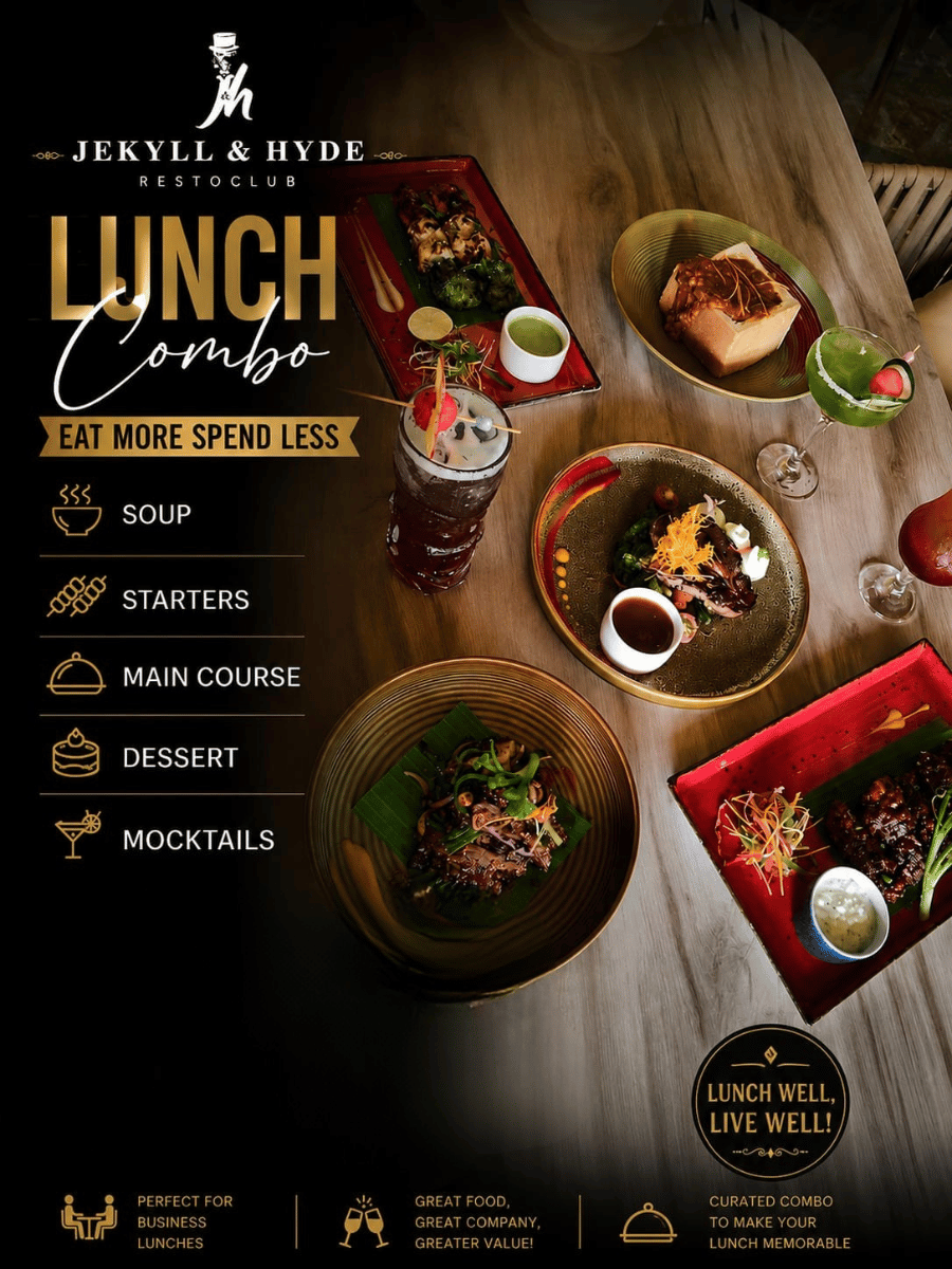 The Ultimate Lunch Combo at Jekyll and Hyde
