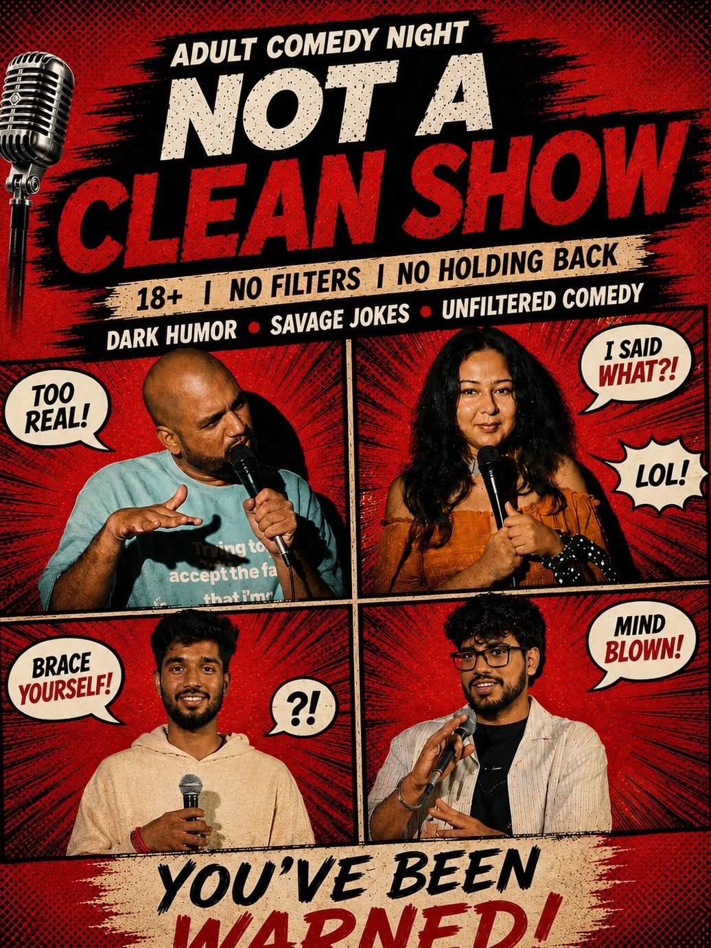 Not a Clean Show | Adult Comedy Night