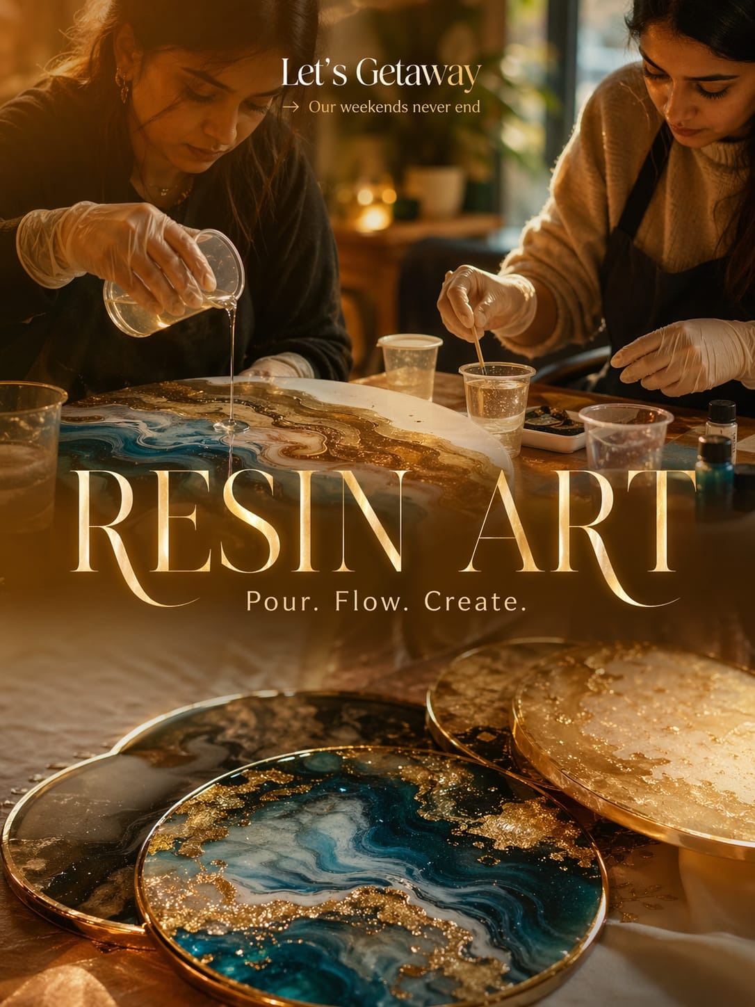 Resin Art Workshop in Whitefield