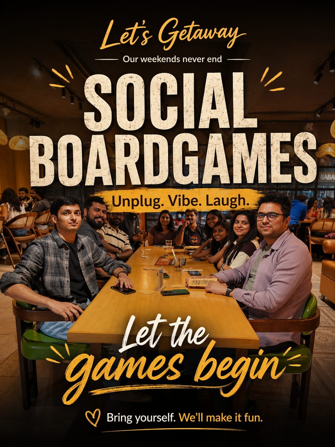 Board Games in Euphoria Cafe