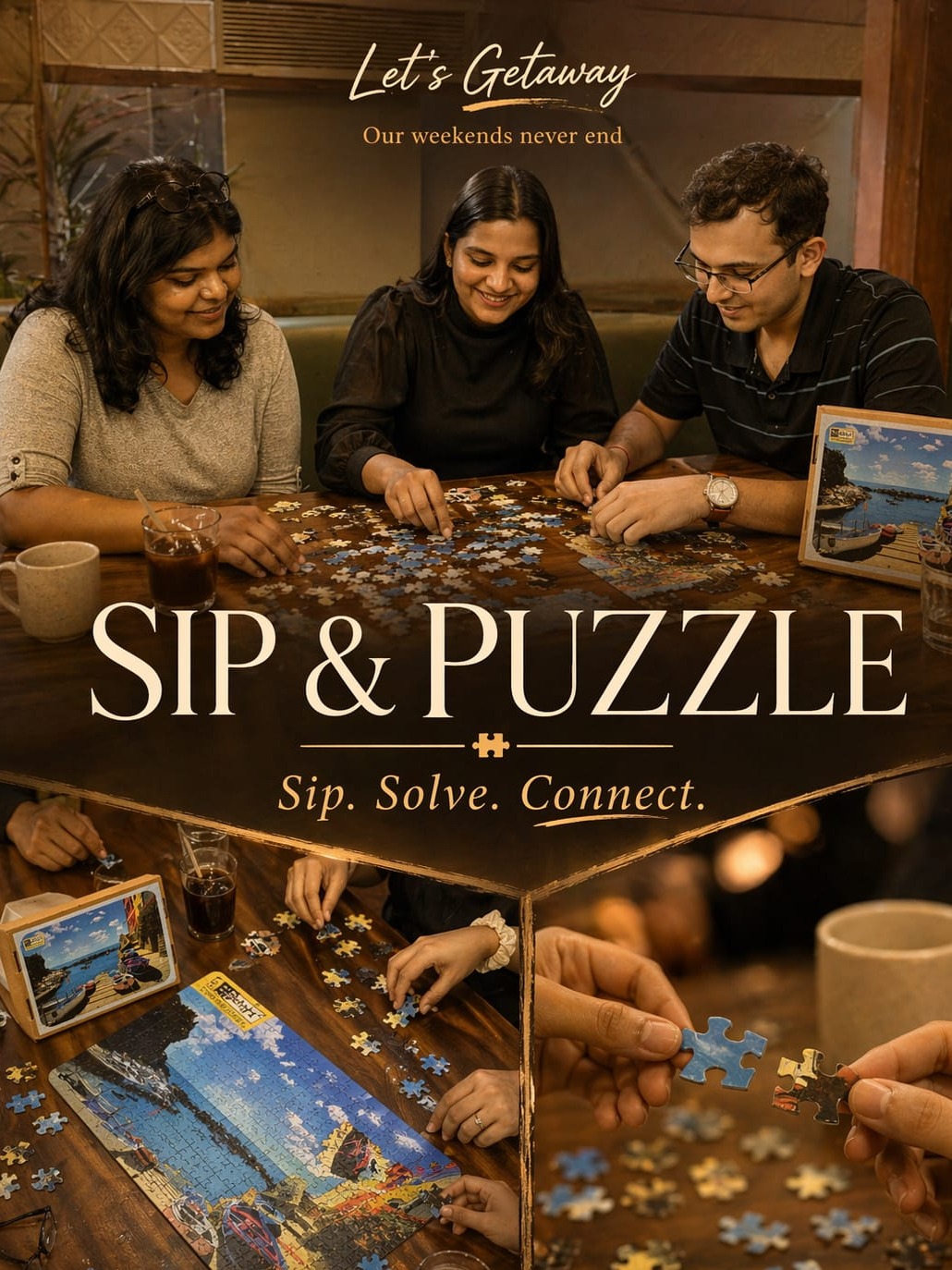 Sip and Puzzle in Koramangala