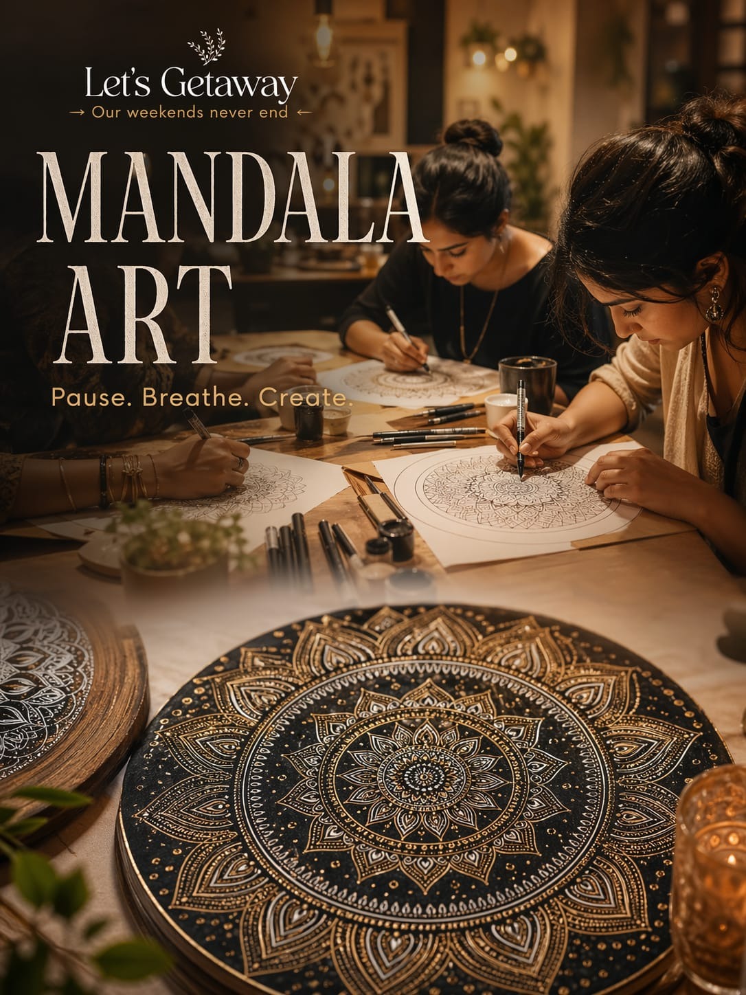 Mandala Art Workshop in Whitefield