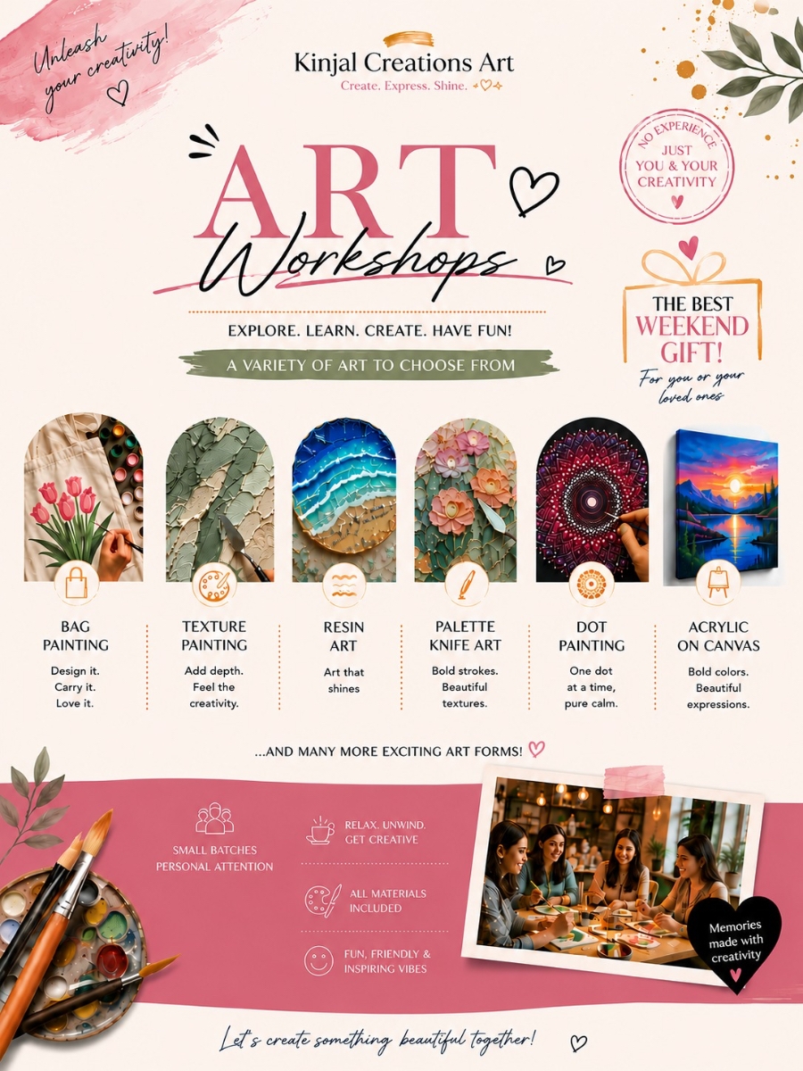 Art Workshops by Kinjal - URU Brookefield
