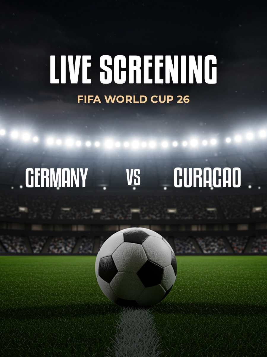 Screening of FIFA WC 2026 | Germany vs Curaçao