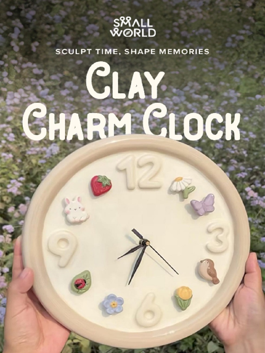 Clay Charm Clock