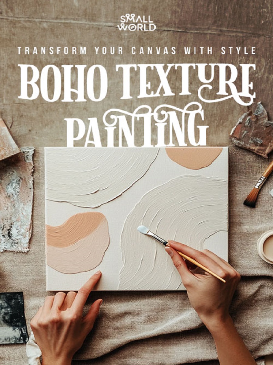 Boho Texture Painting