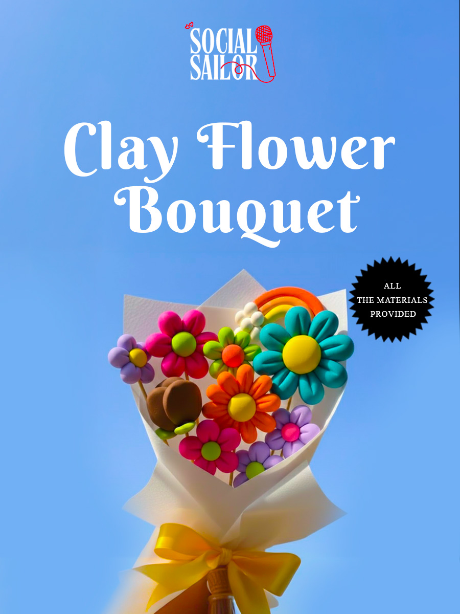 Clay Flower Bouquet - Bangalore 
