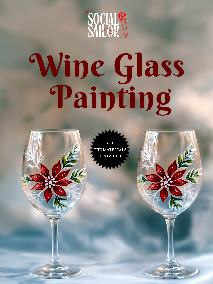 Wine Glass Painting - Kolkata