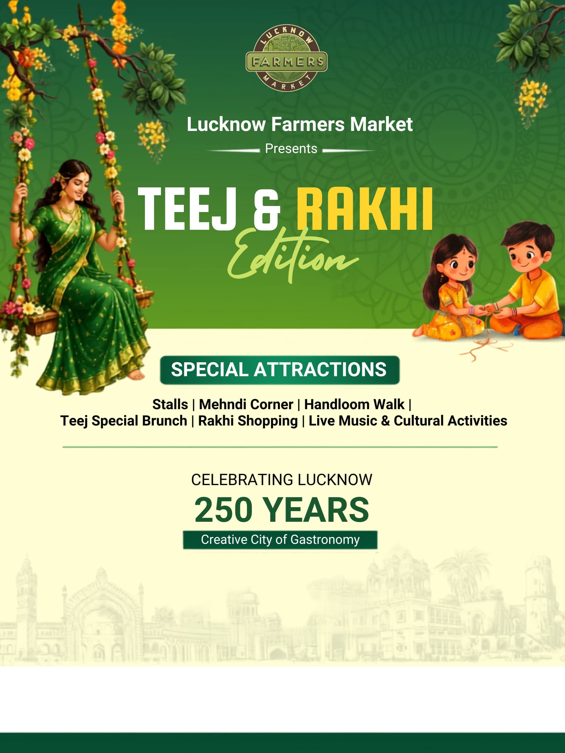 Lucknow Farmers Market: Teej & Rakhi Edition