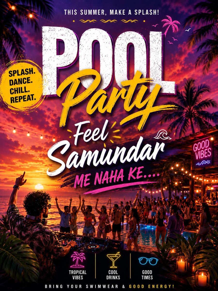 Pool Party - Feel Samundar Me Naha Ke